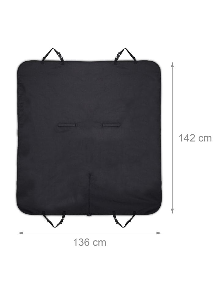 relaxdays Hundedecke in Schwarz - 136 x 142 cm günstig kaufen onesize
