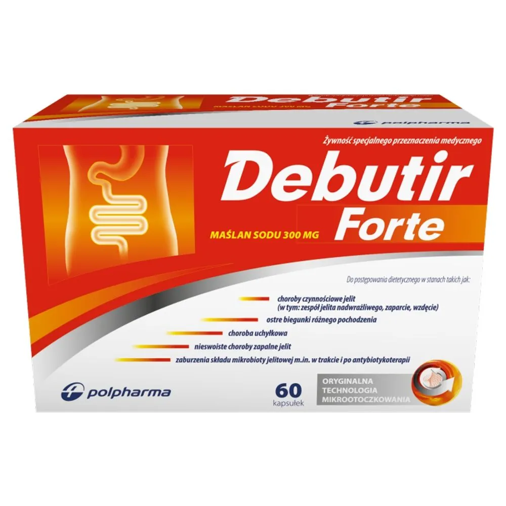 Debutir Forte, Βουτυρικό Νάτριο 300 mg, Κάψουλες