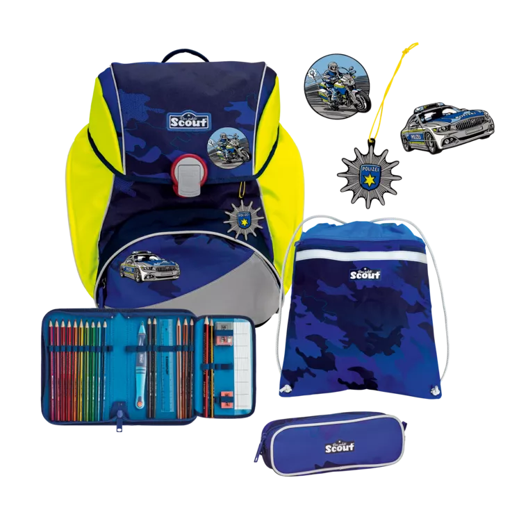 Scout Alpha DIN Blue Police