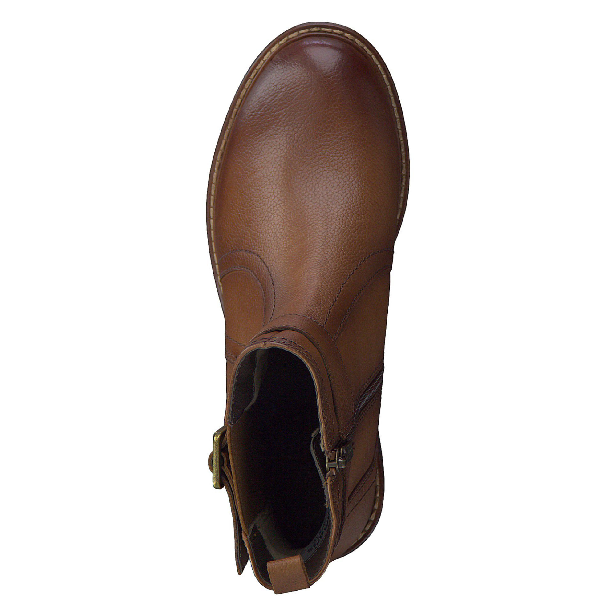 Boots chelsea à boucle cuir