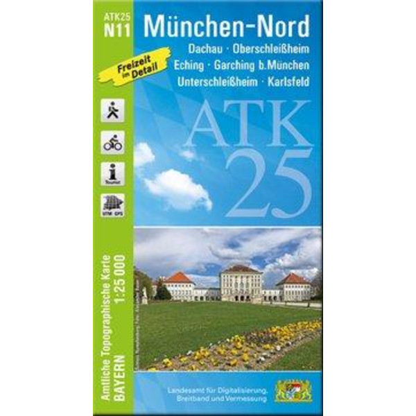 München-Nord 1 : 25 000 - Wanderkarte