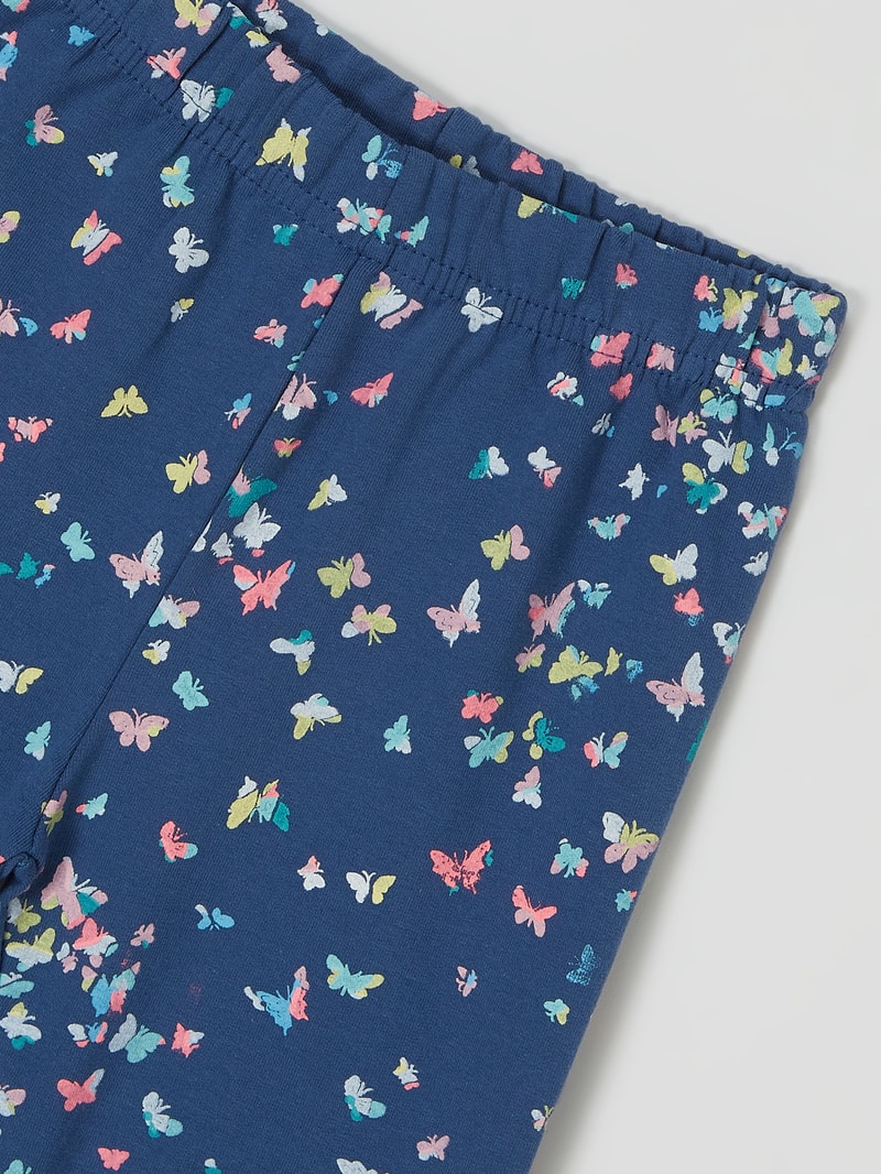 Leggings mit Stretch-Anteil in blau