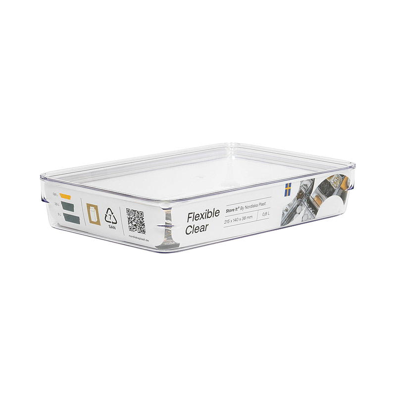 Cuisine Store It 0,8 l m/lokk Flexible Clear