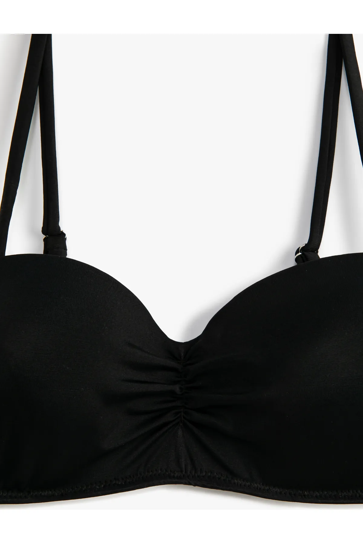 Koton  Trägerloses Bikinioberteil mit verdecktem Drapierungsdetail
