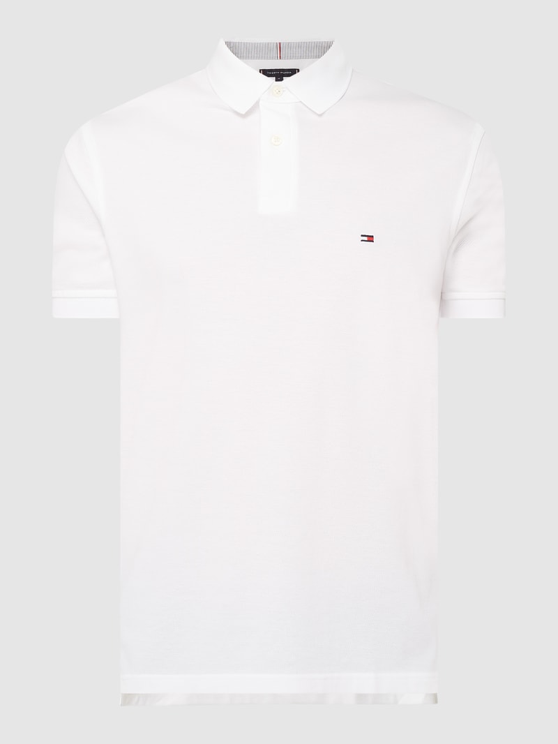 Regular Fit Poloshirt aus Piqué in weiß