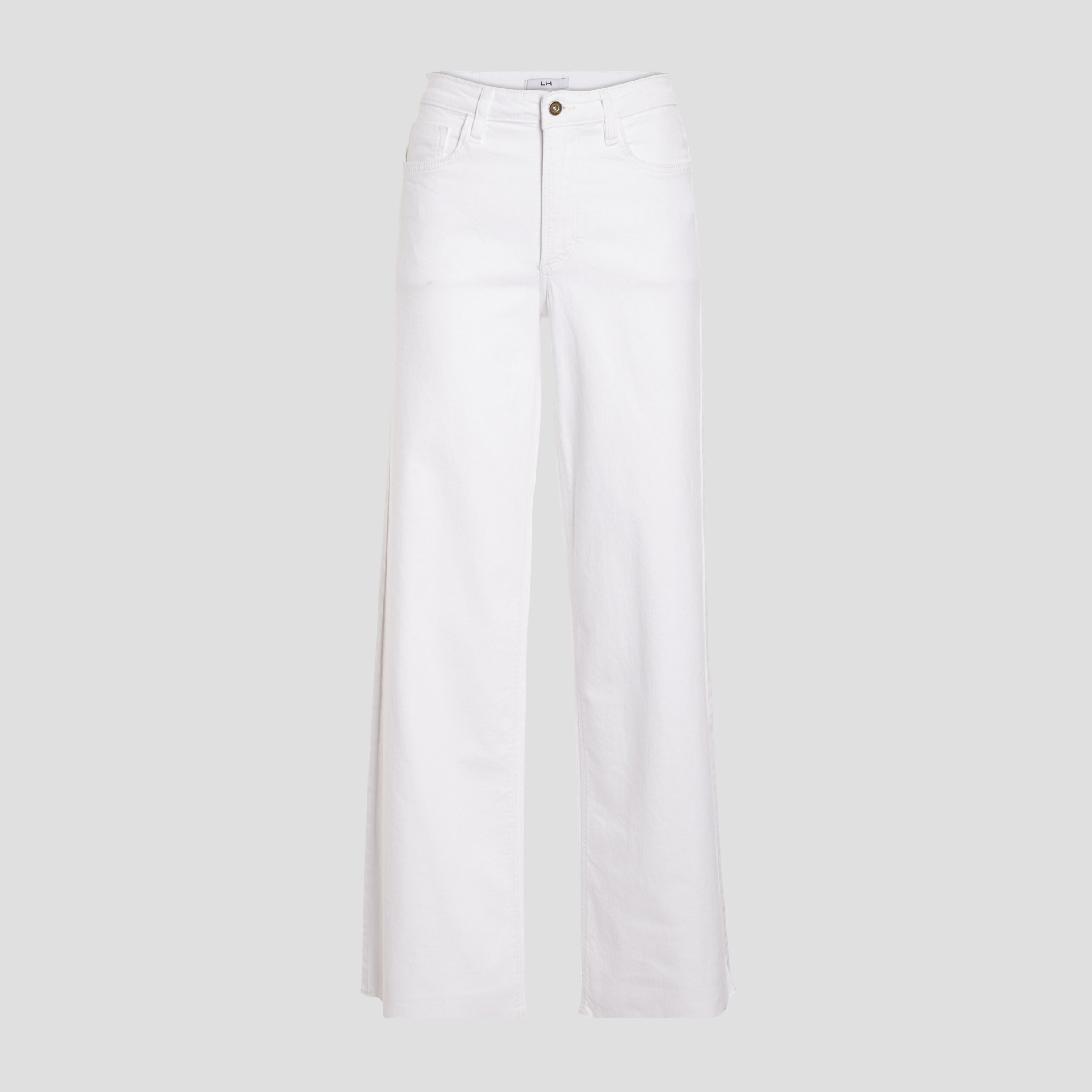 Pantalon large ivoire femme | La Halle