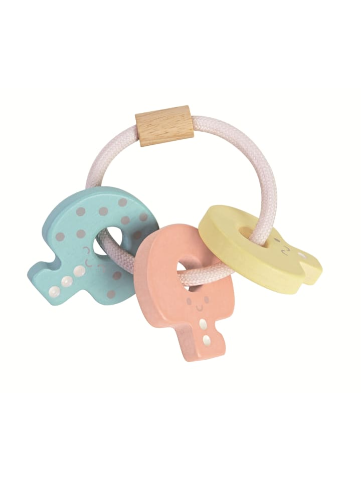 Plan Toys Rassel Babyschlüssel pastell ab 4 Monate günstig kaufen onesize