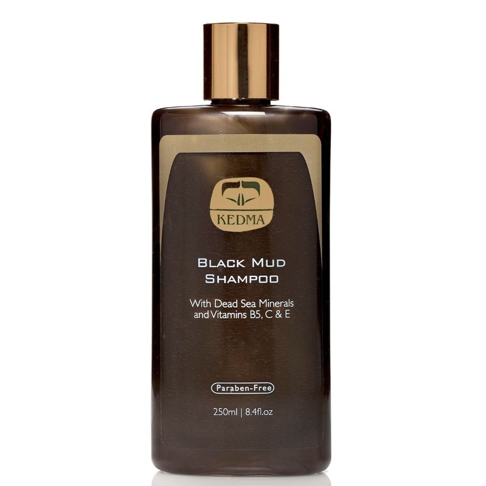 KEDMA Shampoing à la boue noire 250ml Shampooing