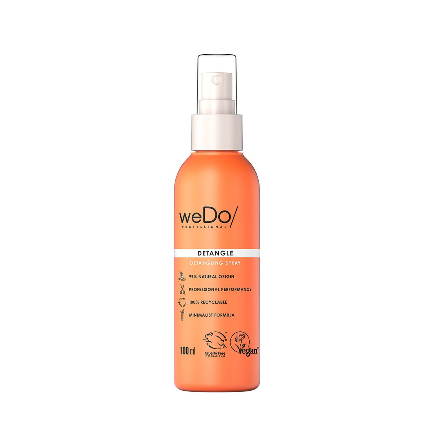WeDo Spray Démêlant Vegan Tous Types de Cheveux, 100 ml
