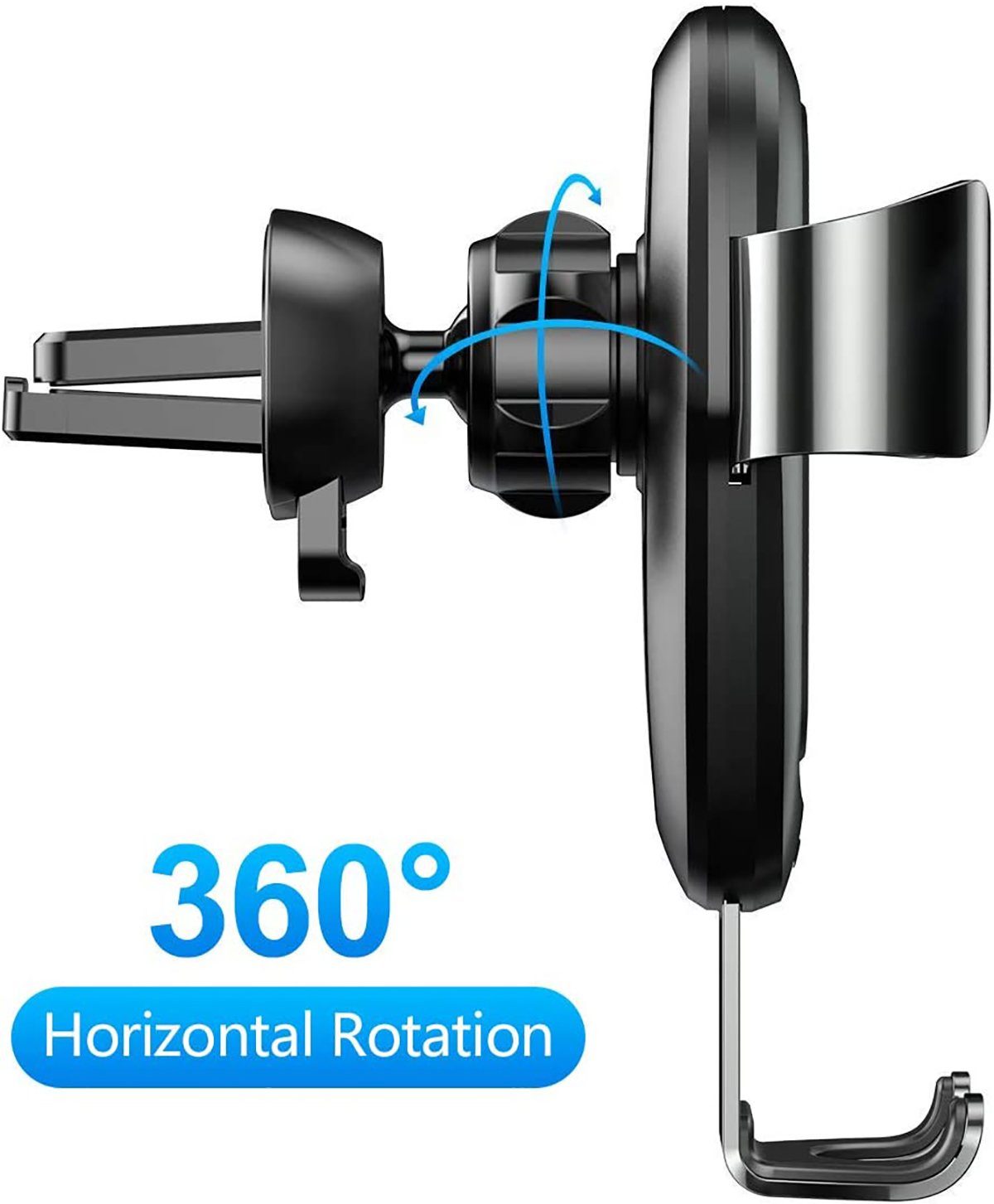 DOTMALL Baseus Wireless Charger Gravity Autohalterung Handyhalter Schwarz Handy-Halterung