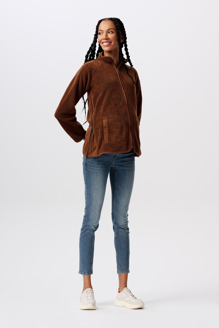 MATERNITY Sweatshirt aus Teddyfleece