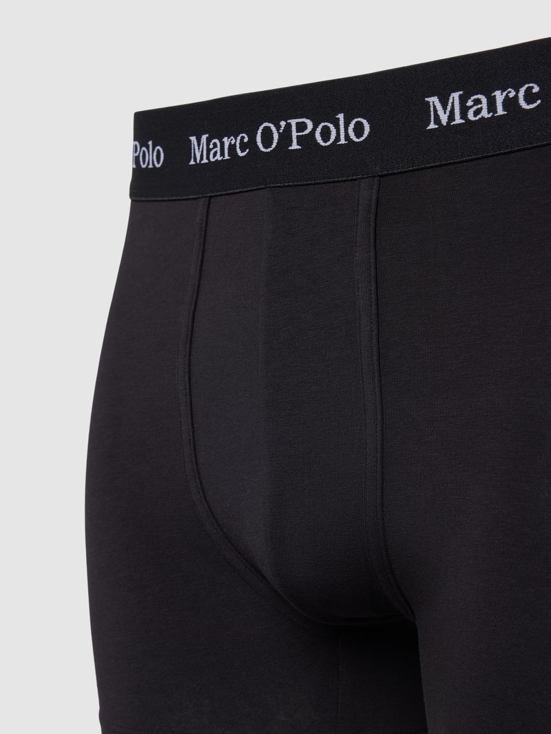 Trunks mit elastischem Logo-Bund im 3er-Pack in schwarz
