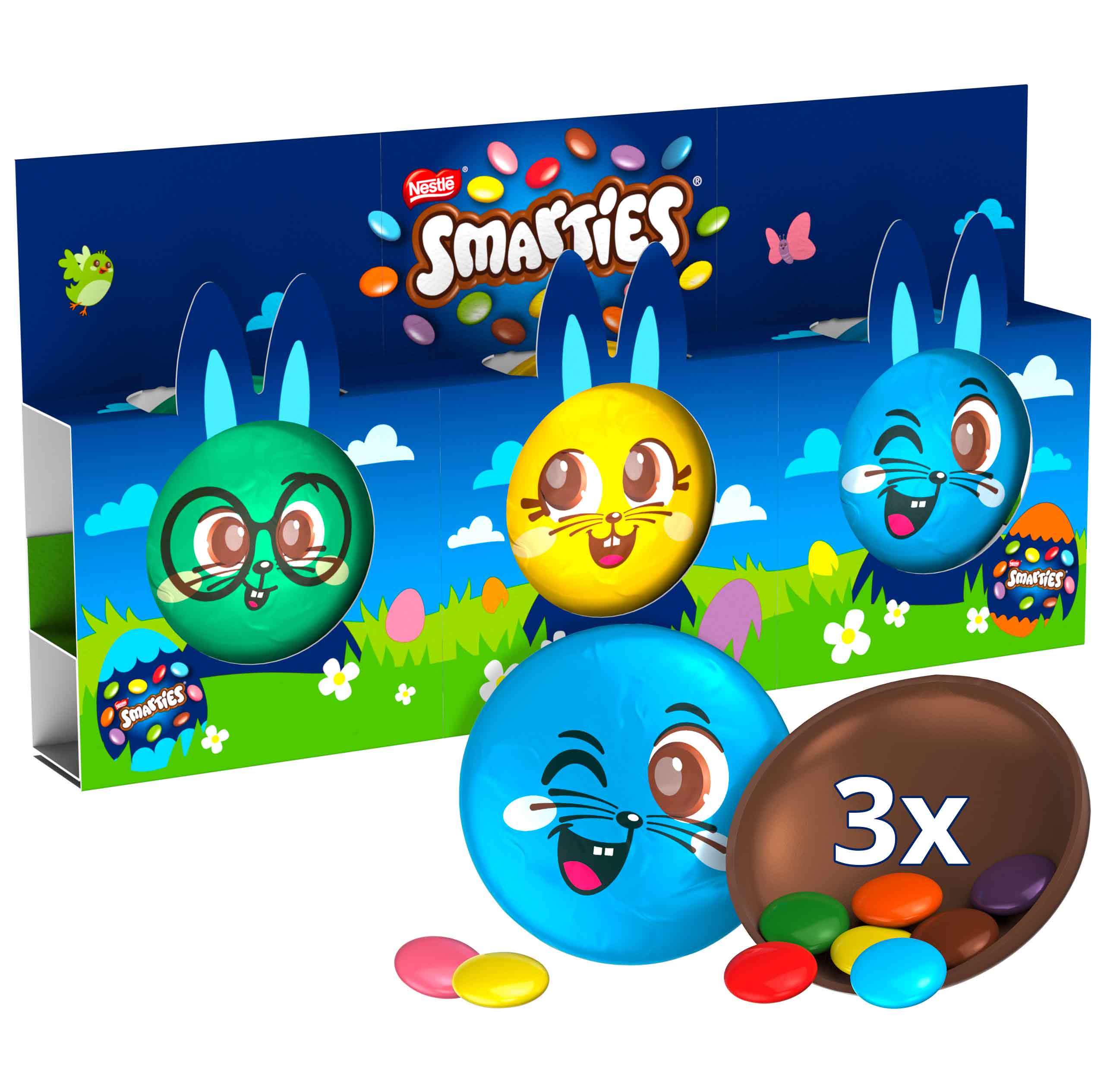 Smarties Mini-Osterhasen 3x18,5g