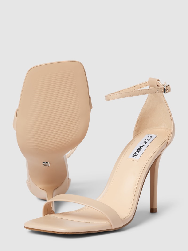 Sandaletten mit Dornschließe Modell 'UPHILL' in beige