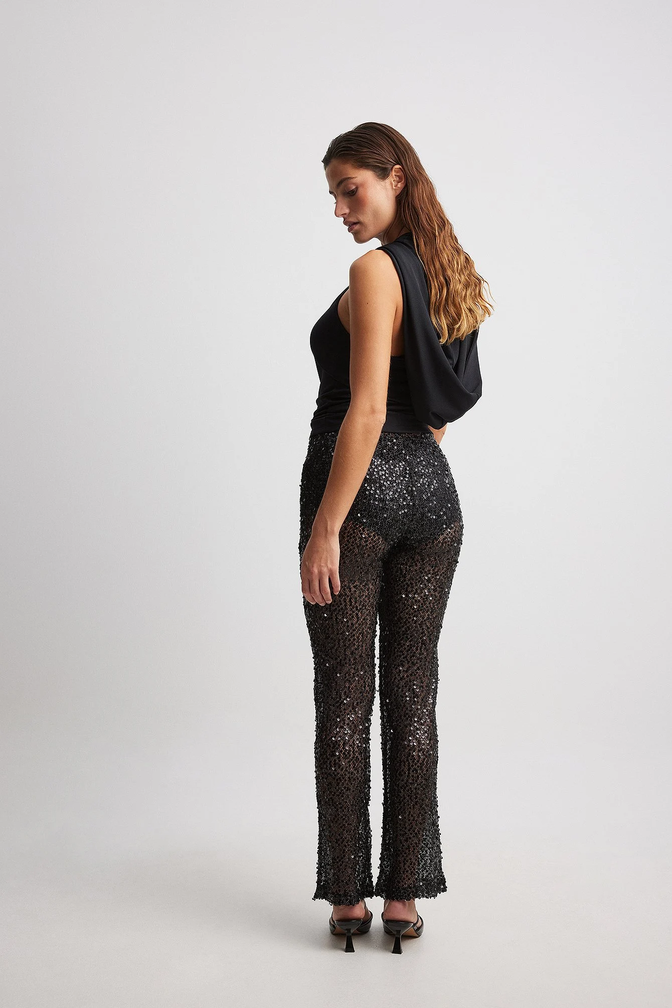 Häkel-Pailletten-Hose