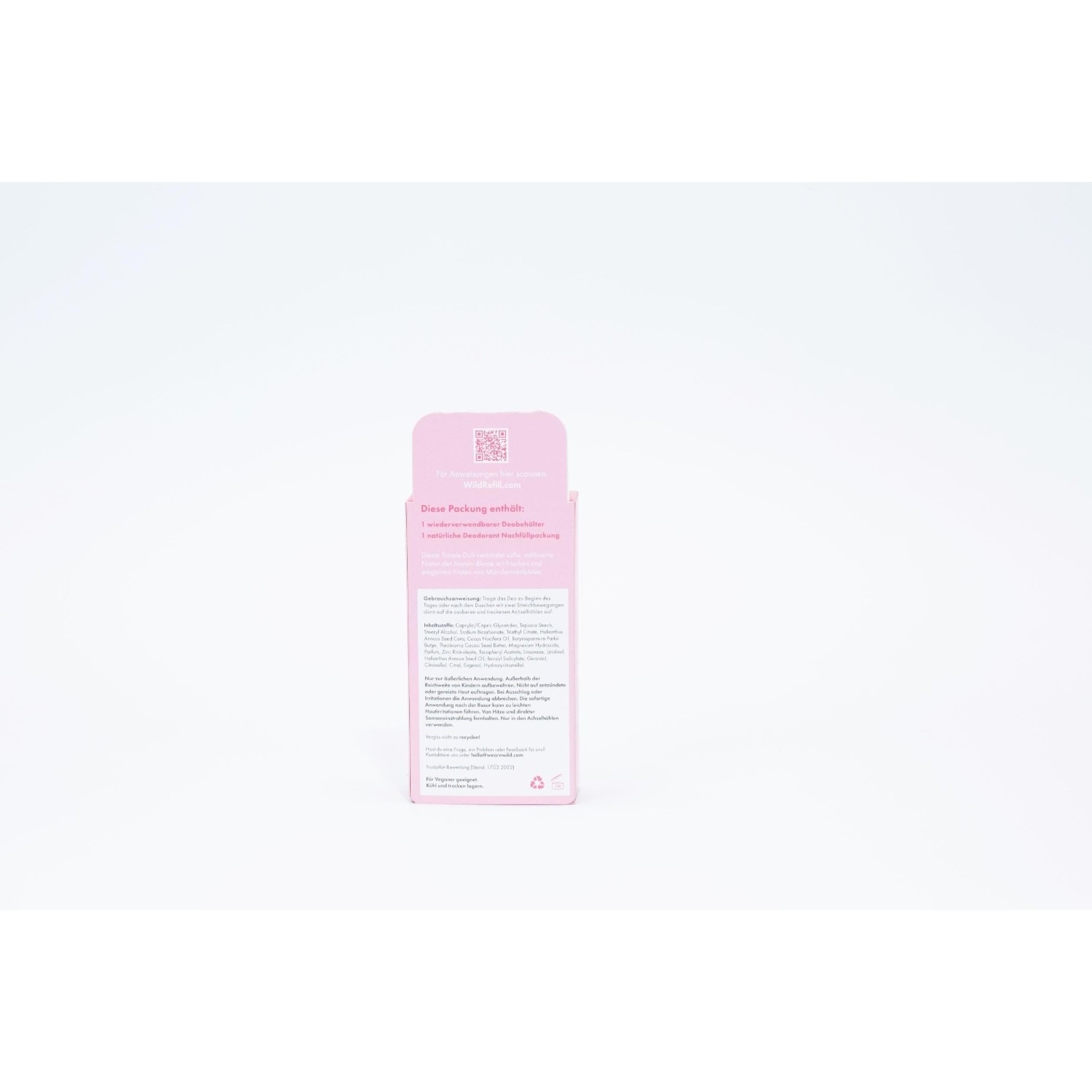 Deo Startpaket: Behälter Rosa & Jasmine Refill Deo