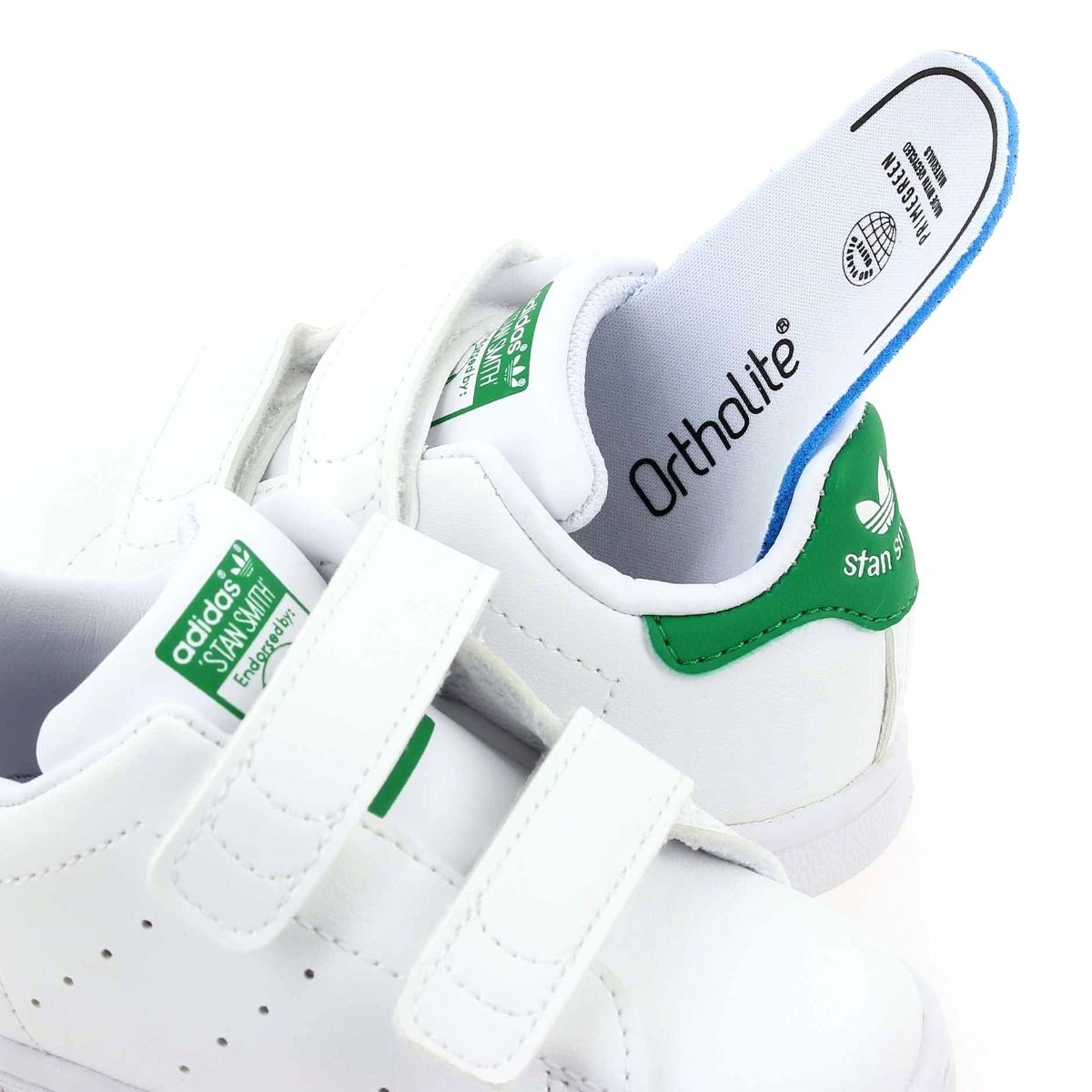 Adidas Originals  STAN SMITH CF I - Blanc Vert