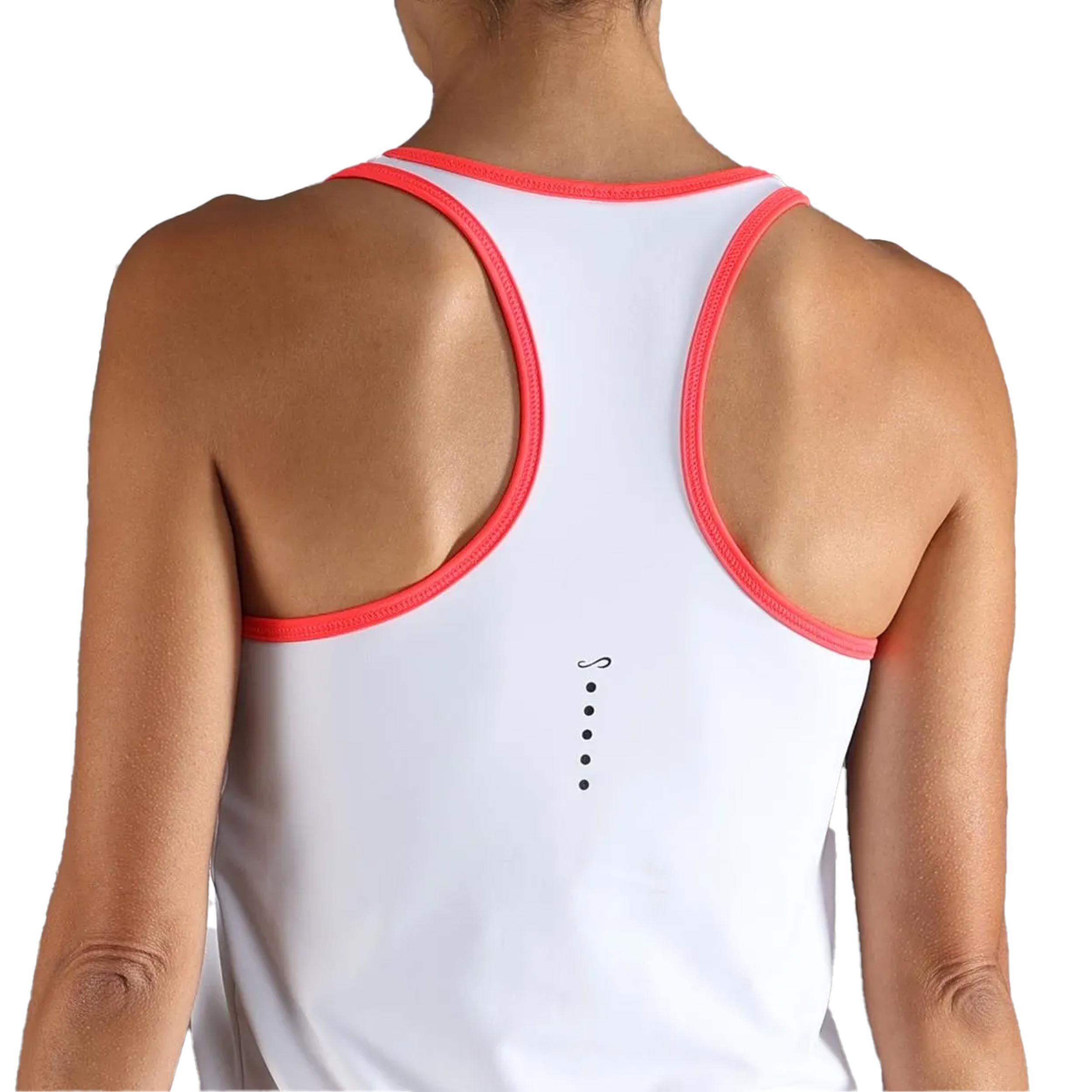 Speed II Tank-Top Damen - Weiß, Rosa