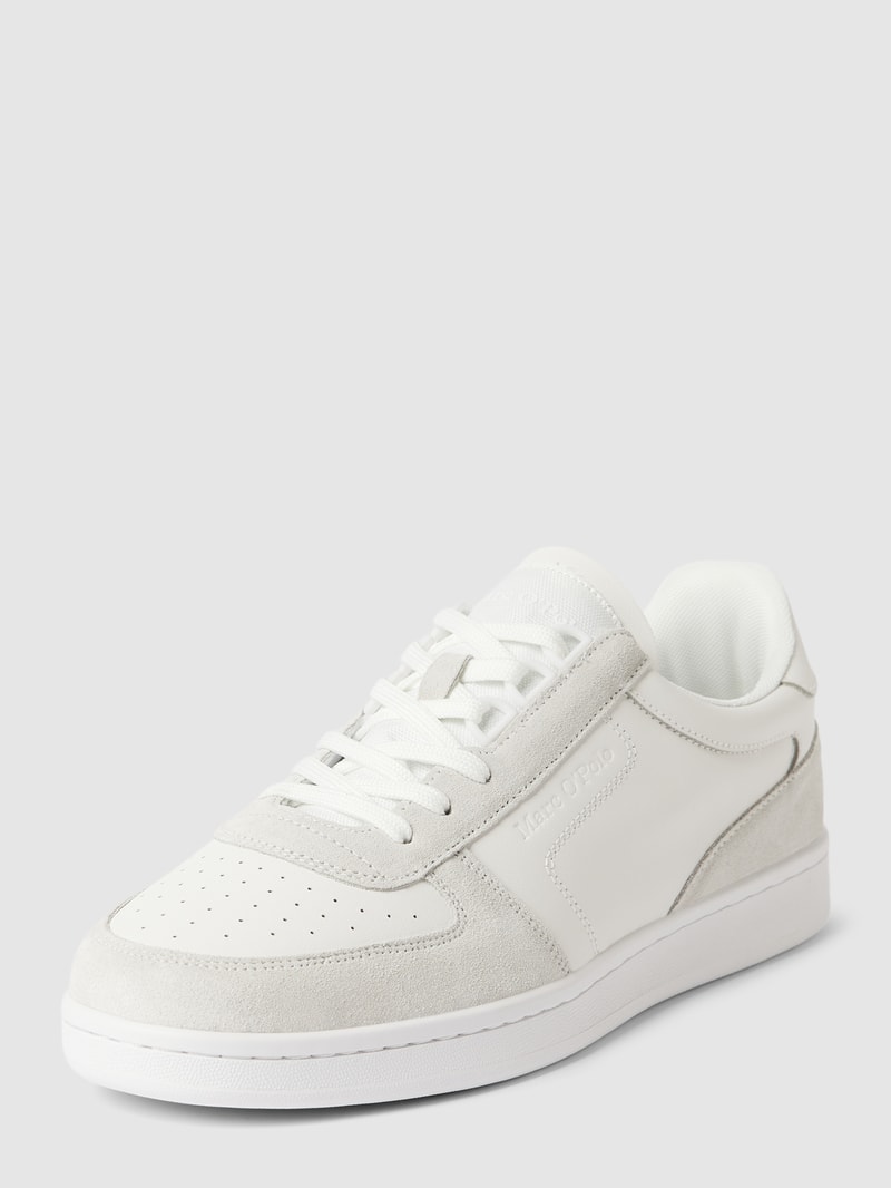 Sneaker aus Leder in weiß