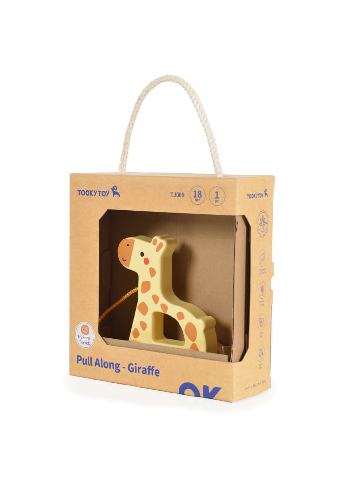 Tooky Toy Nachziehspielzeug Holztier in natur günstig kaufen onesize