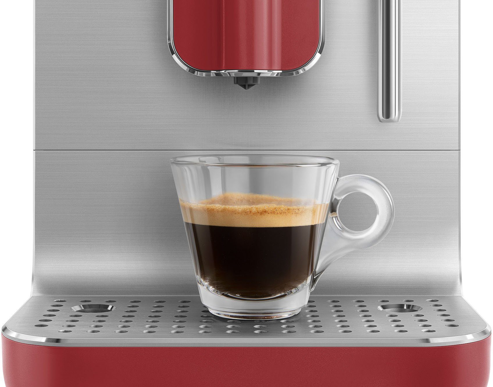 Smeg Kaffeevollautomat BCC02RDMEU, Herausnehmbare Brüheinheit