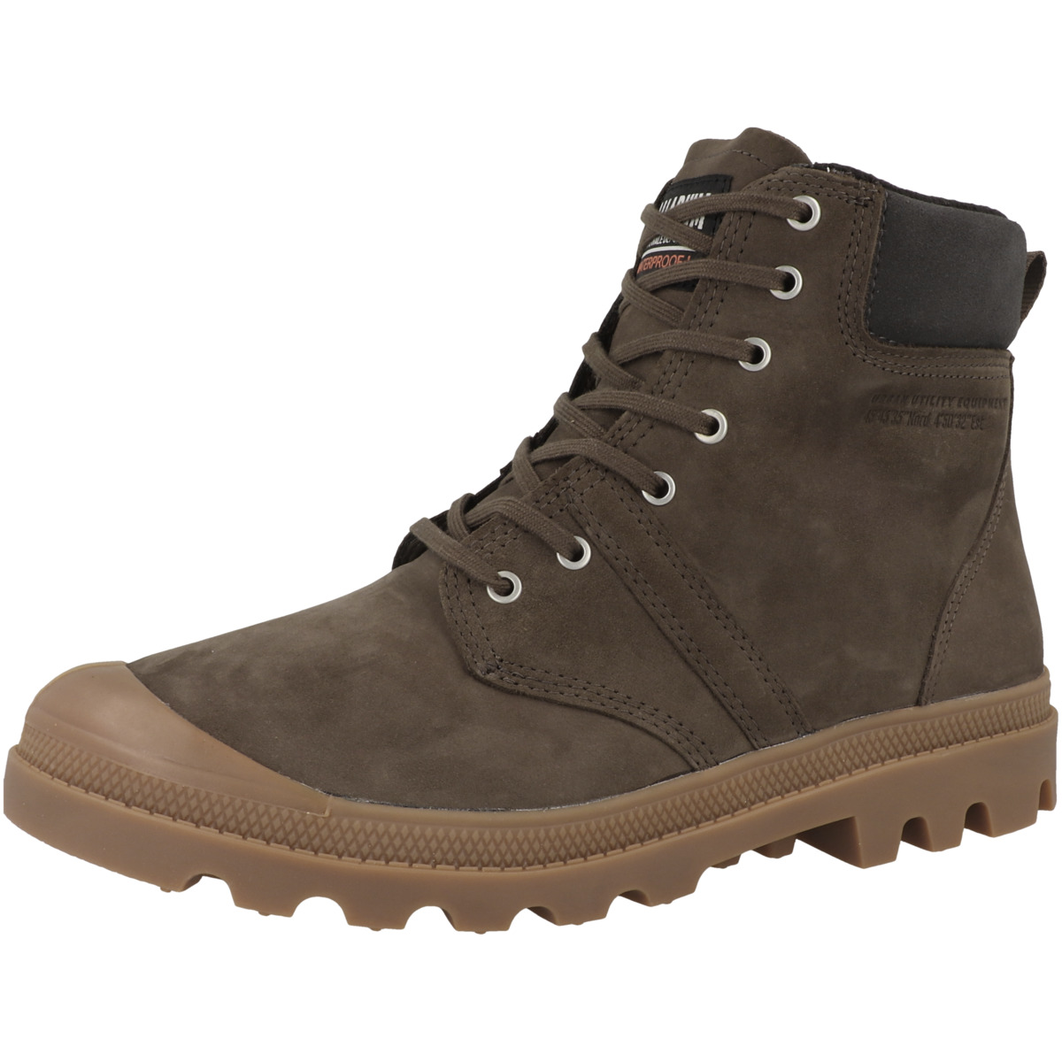 Palladium Pallabrousse Cuff Wp+ Schnürboots braun