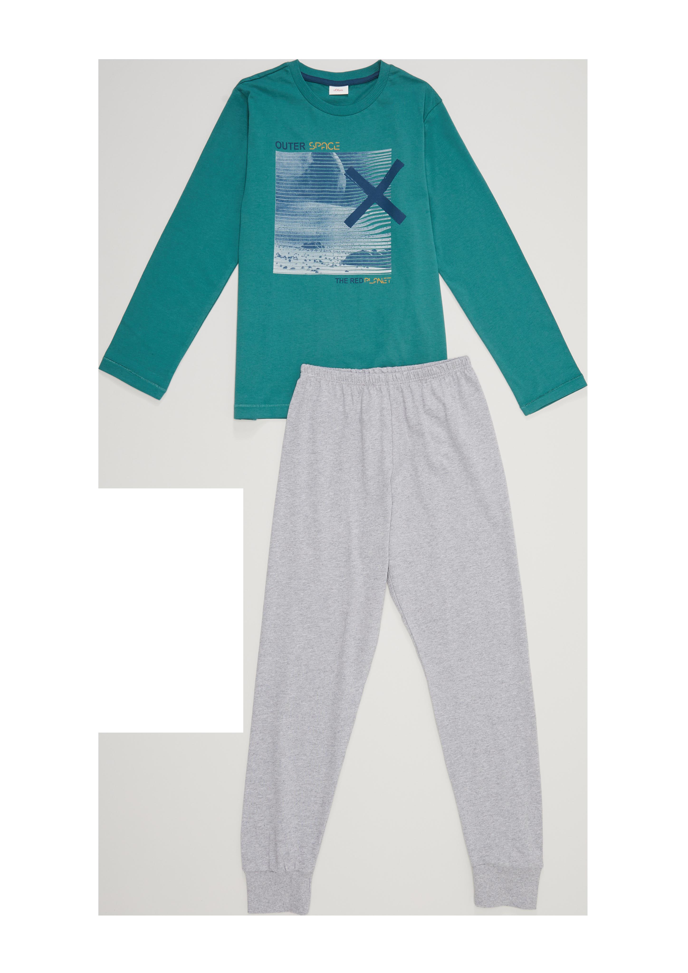 Pyjama mit Print  6006827-054
