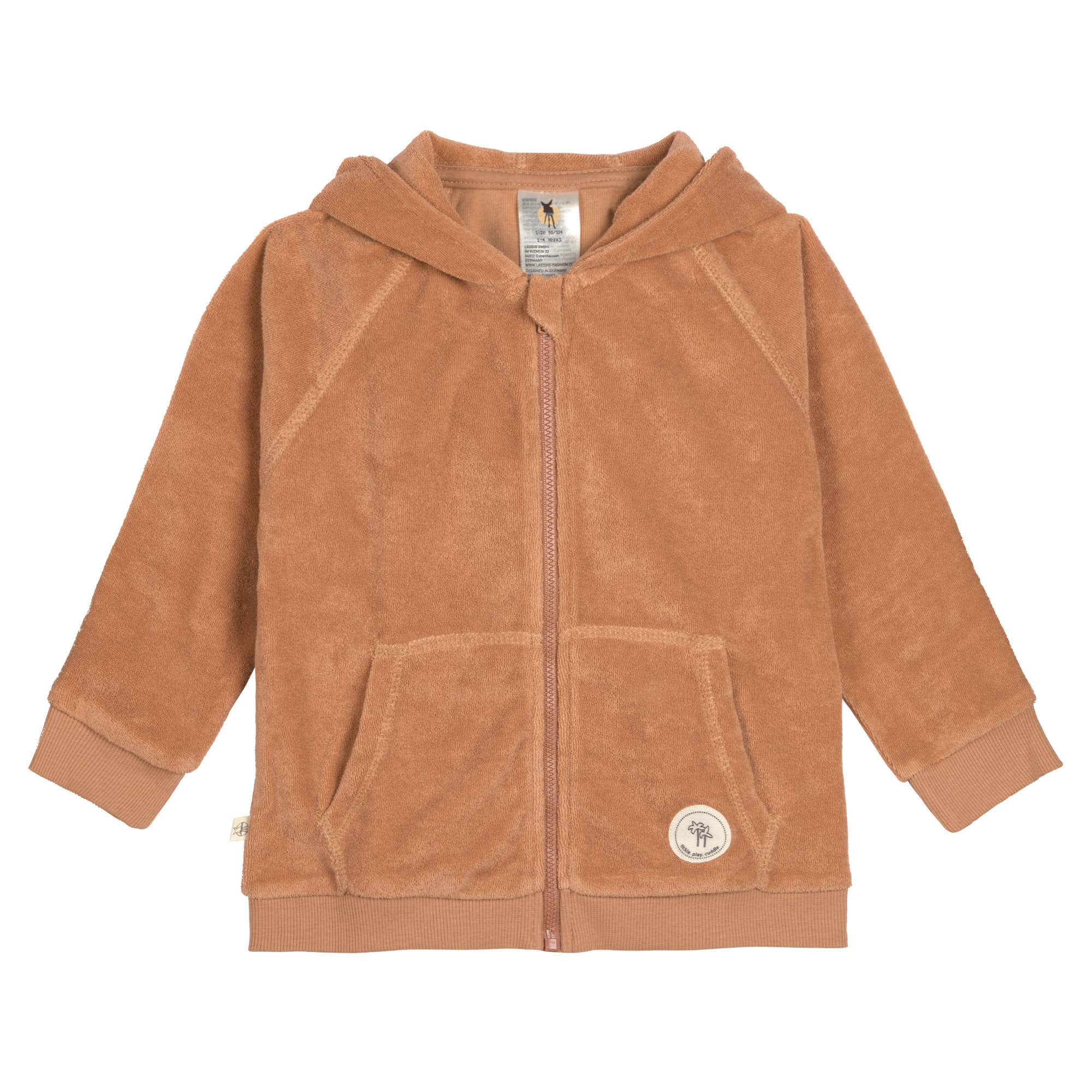 Frottee Jacke Kinder, Karamell