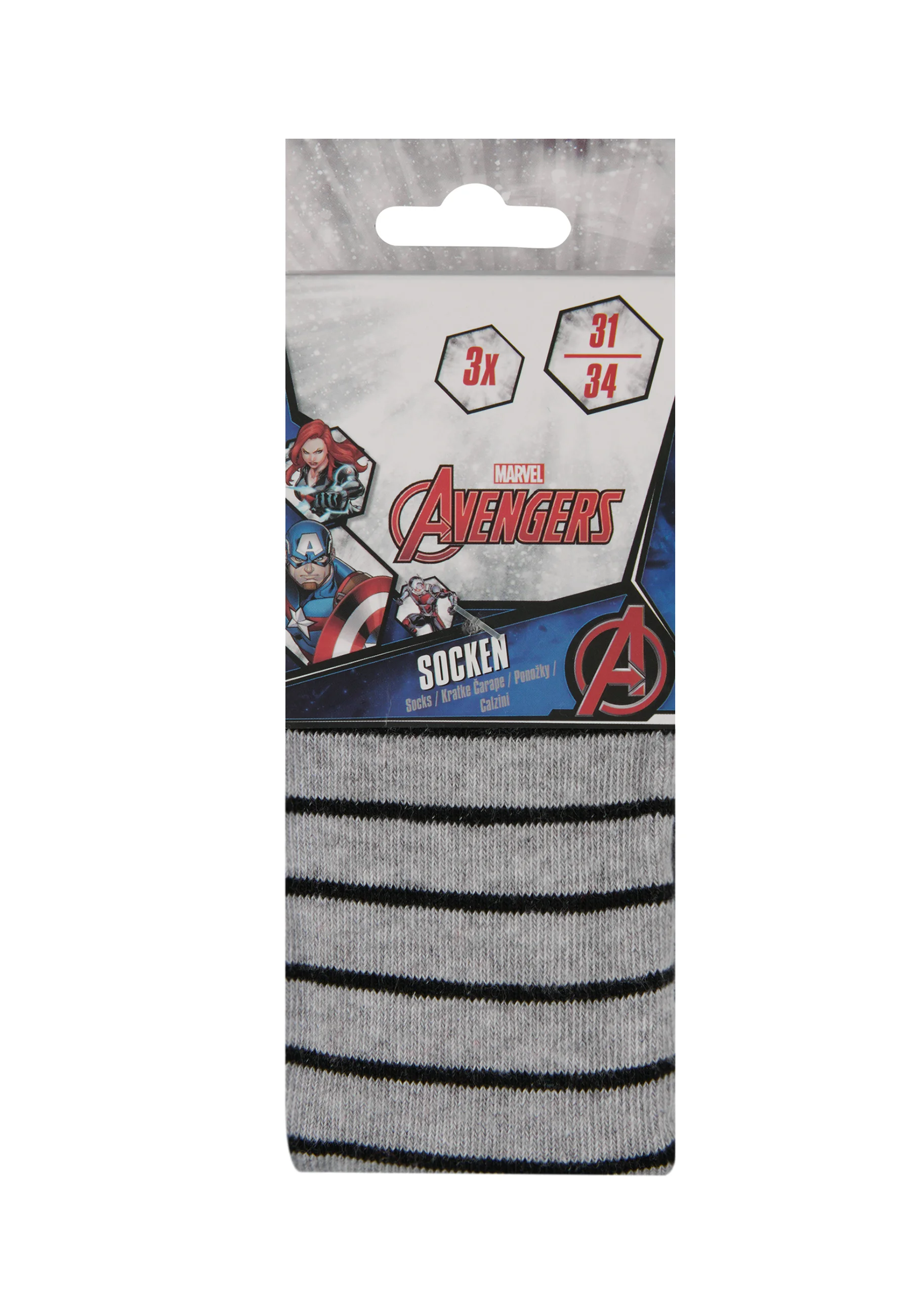 Calcetines de Avengers 3 PAAR