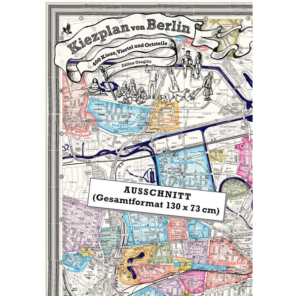 KIEZPLAN VON BERLIN - Karte