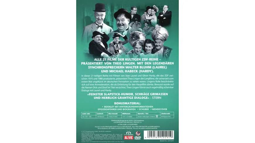 Lachen Sie mit Stan & Ollie (7 DVDs) - Die ZDF-Gesamtedition (Alle 21 Filme) (Fernsehjuwelen)