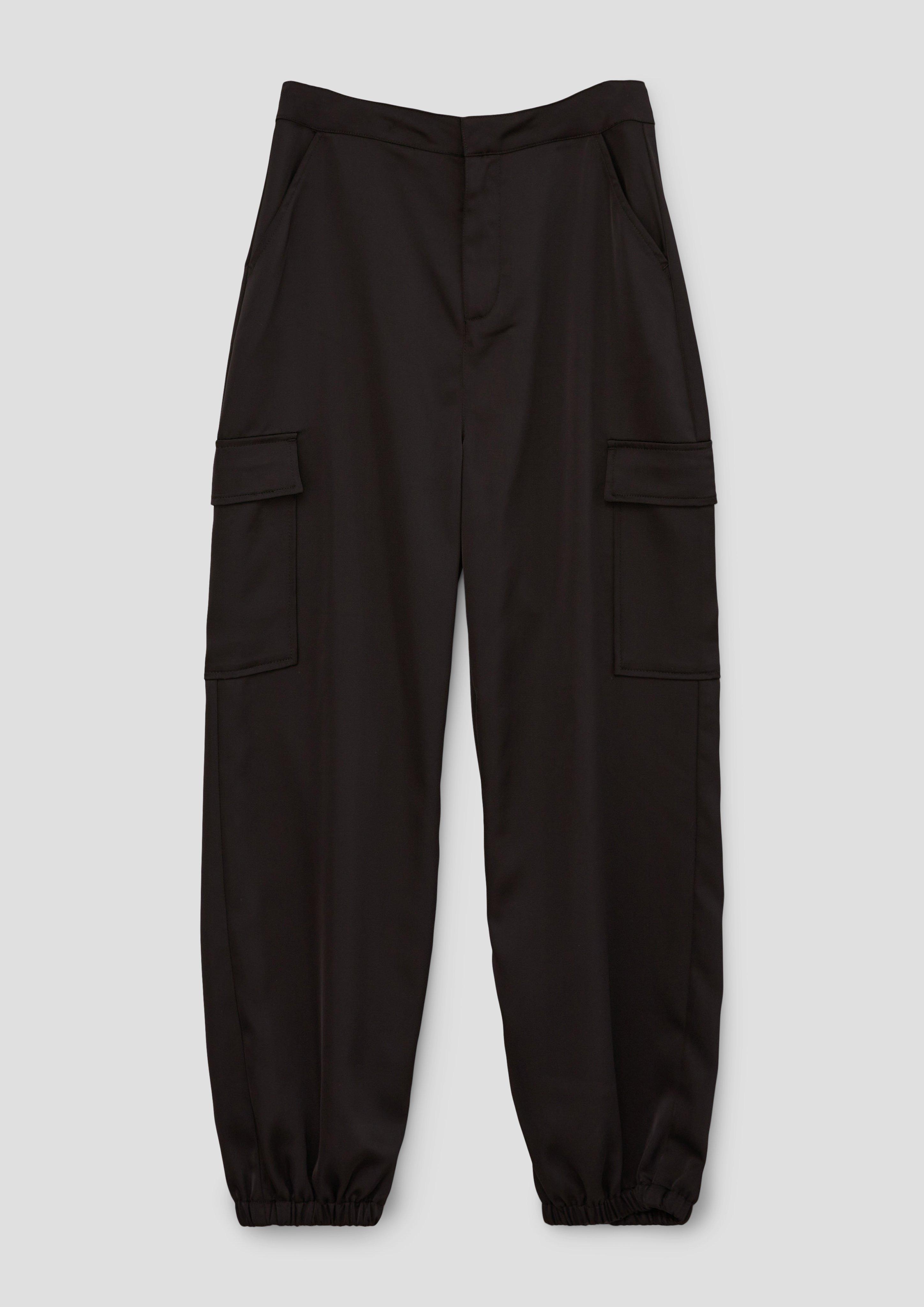 Loose: Parachute-Hose aus Satin  2138424-9999