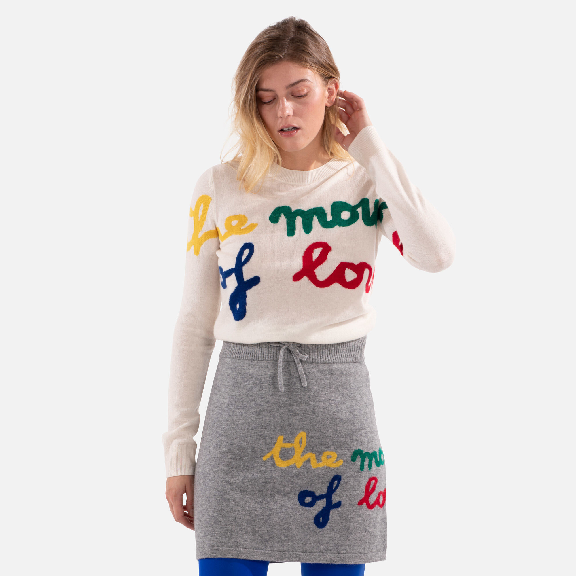 Pull à col rond Mountain of Love JCC pour femme