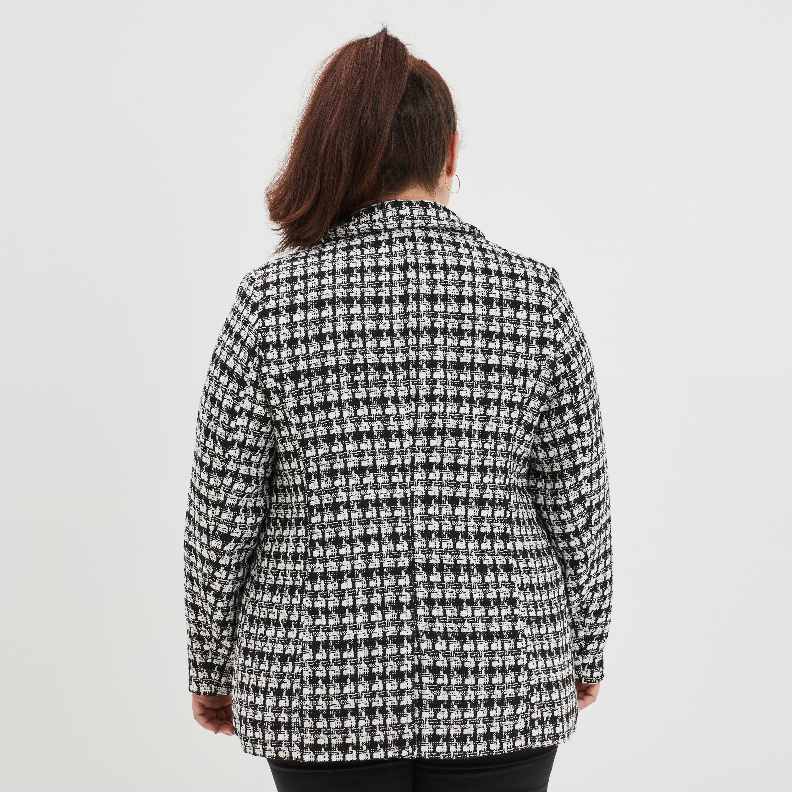 Veste blazer double boutonnage ecru femme grande taille | La Halle