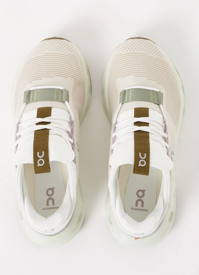On Cloudnova sneaker with knitted upper