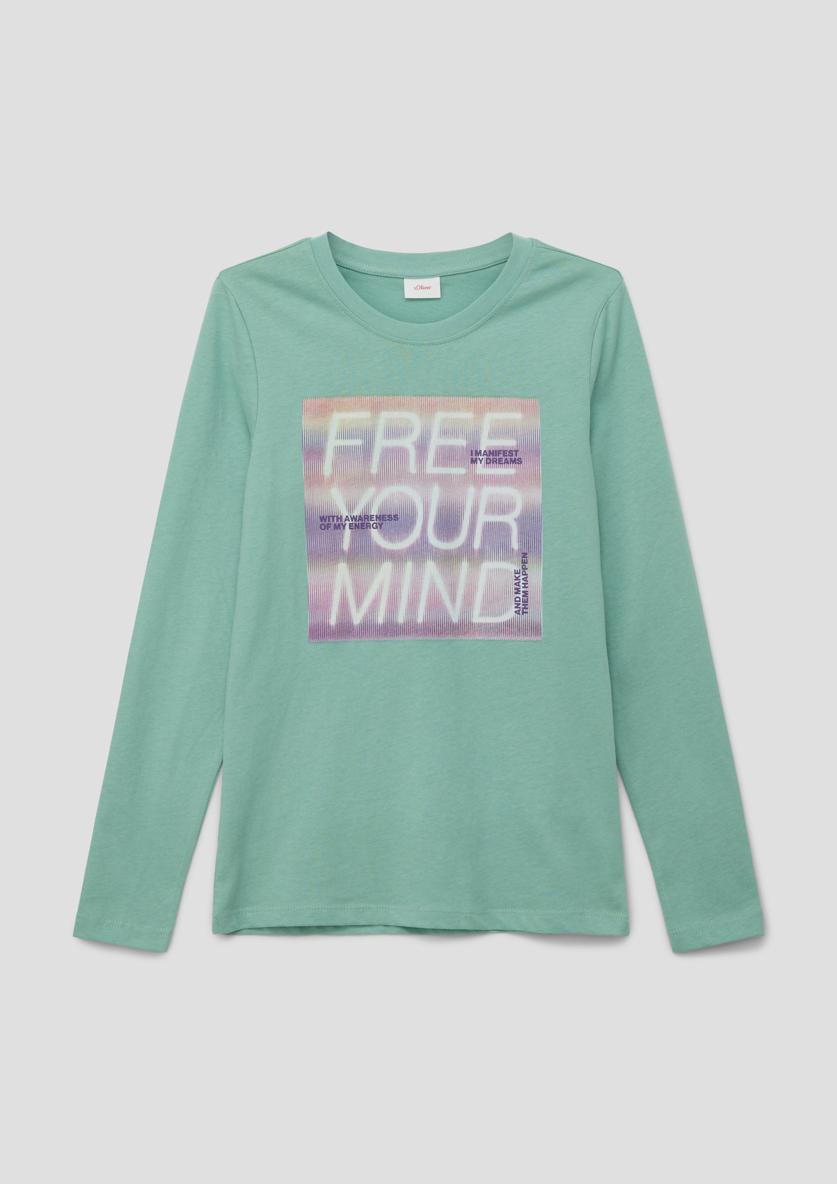Longsleeve mit Frontprint  2133786-7225