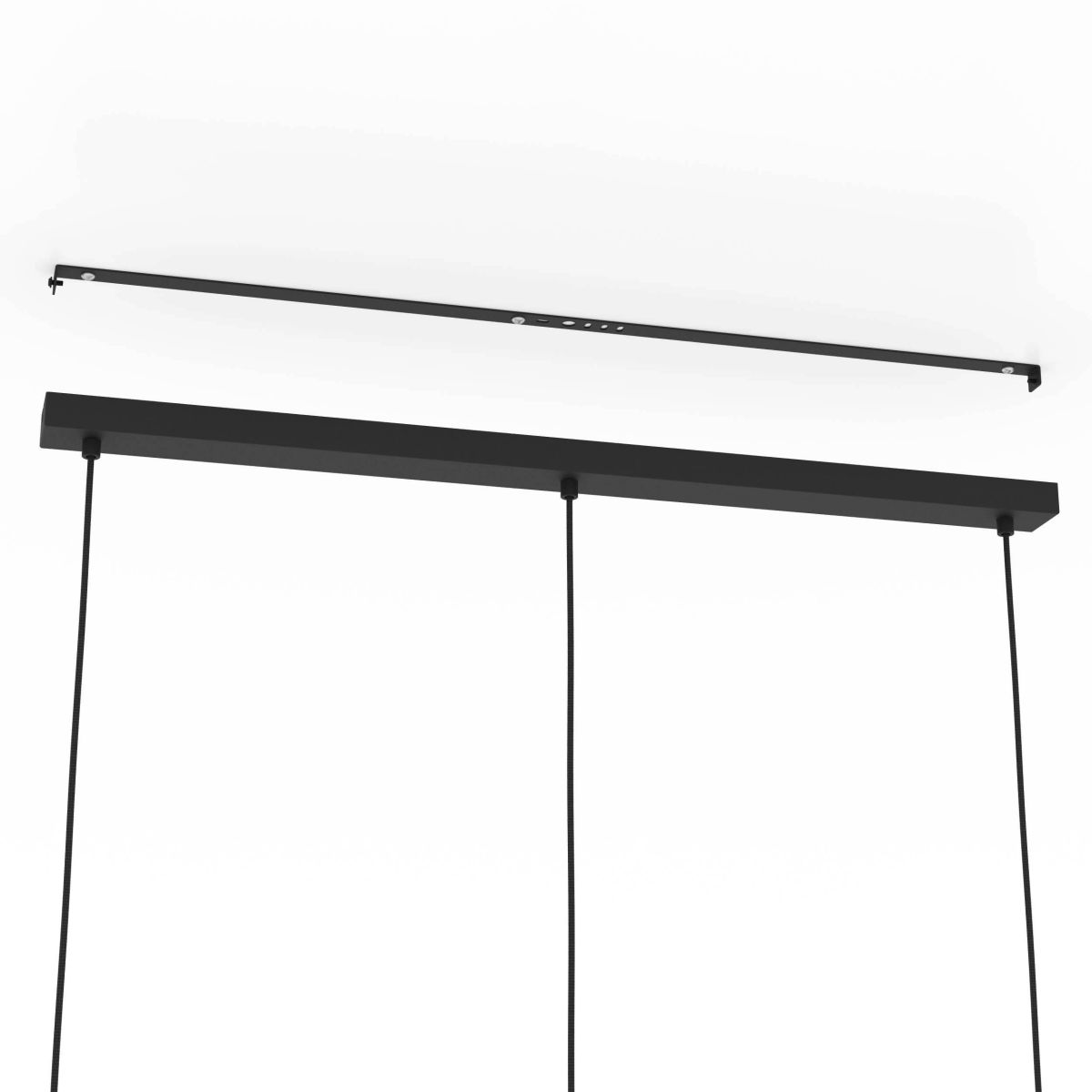 EGLO 3-flg Pendelleuchte Romazzina Schwarz