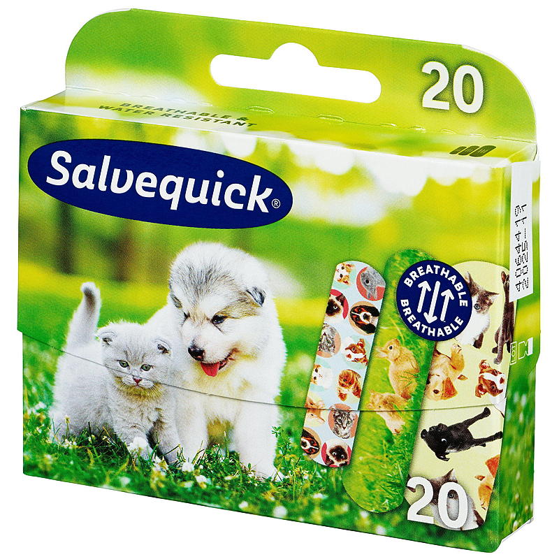 Salvequick Animal planet 20 stk, Salvequick