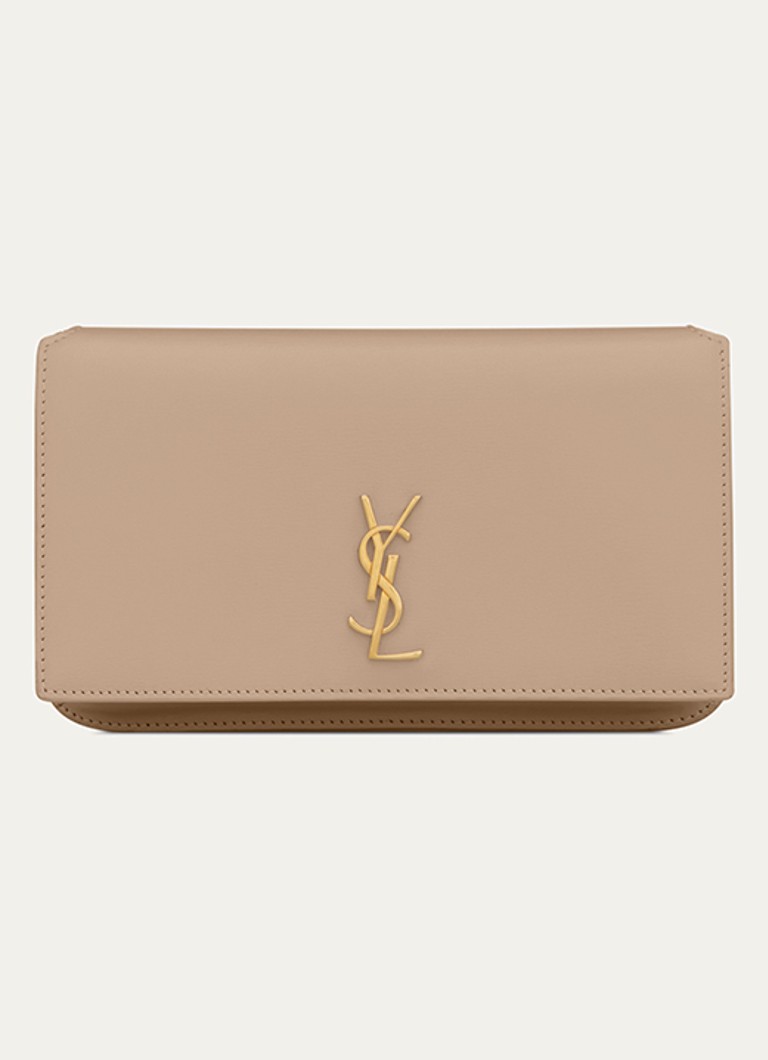 Saint Laurent Cassandre vasikanahkainen crossbody-puhelinkotelo