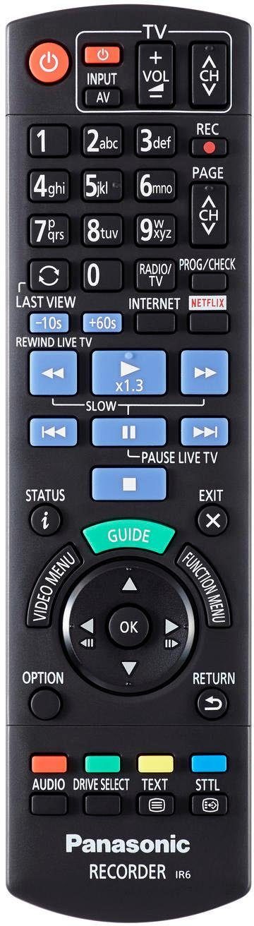 Panasonic DMR-UBC70 Blu-ray-Rekorder (4k Ultra HD, LAN (Ethernet), WLAN, 4K Upscaling, 500 GB Festplatte, für DVB-C und DVB-T2 HD Empfang)