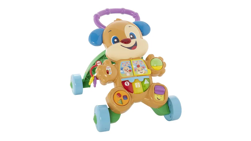 Fisher-Price Lernspaß Hündchens Lauflernwagen, Lauflernhilfe Baby, Laufwagen