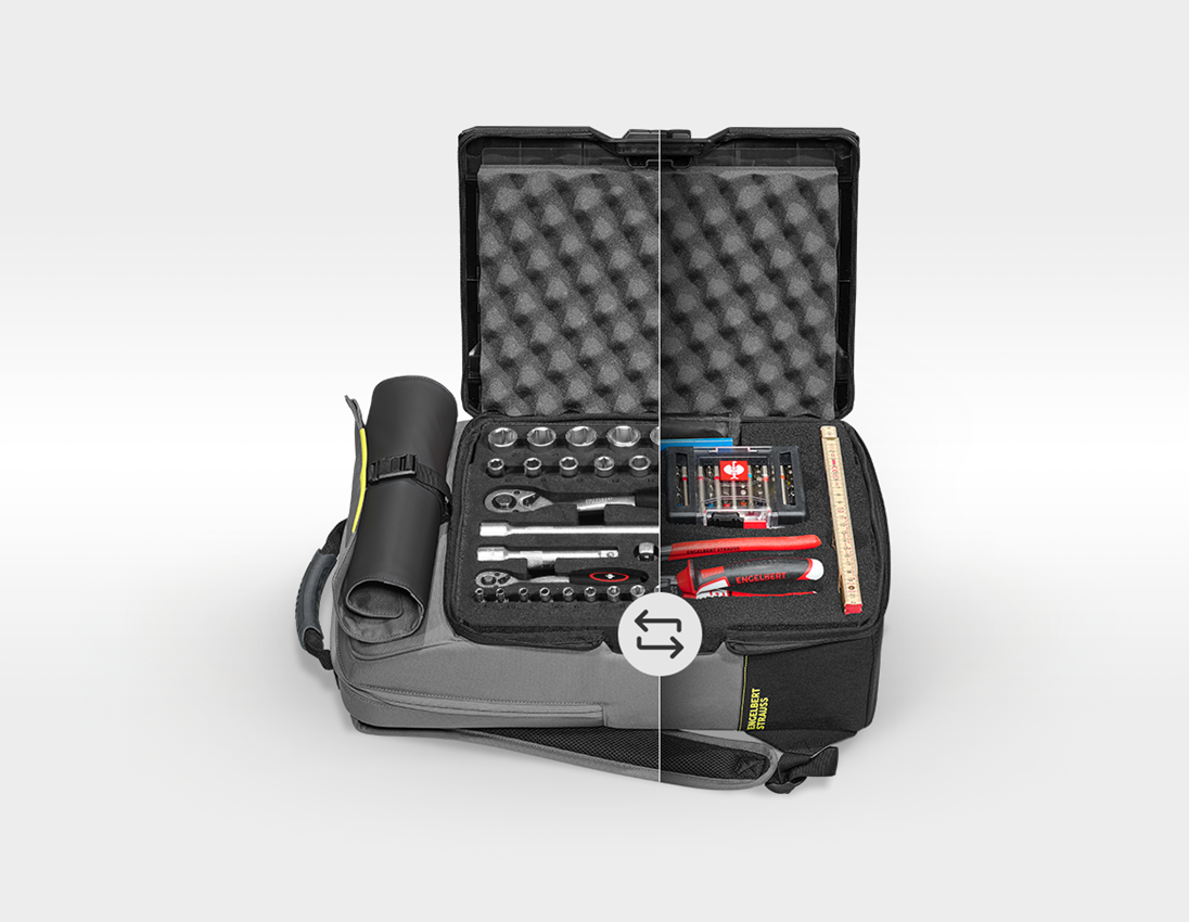 STRAUSSbox Rucksack Set+18,0 V Multi Bohrschrauber