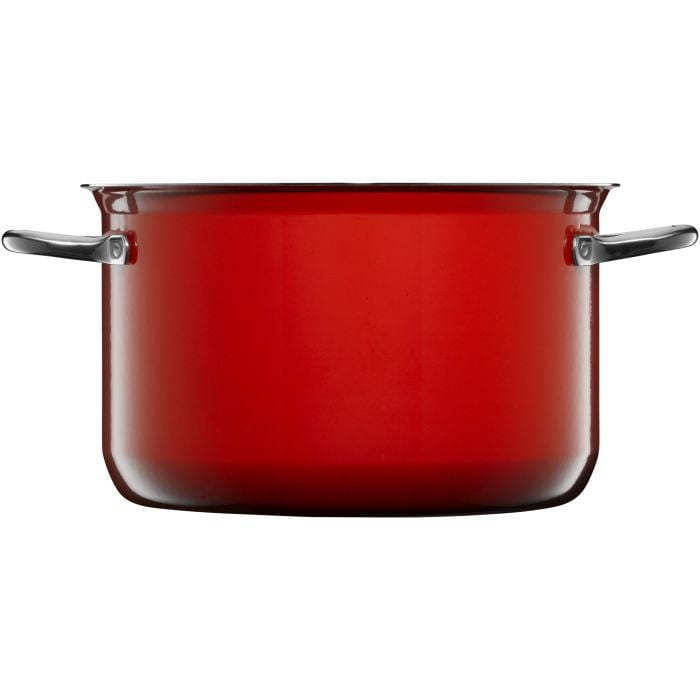 Fusiontec Compact Kochtopf mit Glasdeckel, 24 cm, Red