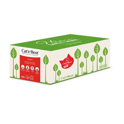 Cat's Best Original Katzenstreu mit Katzenhaus