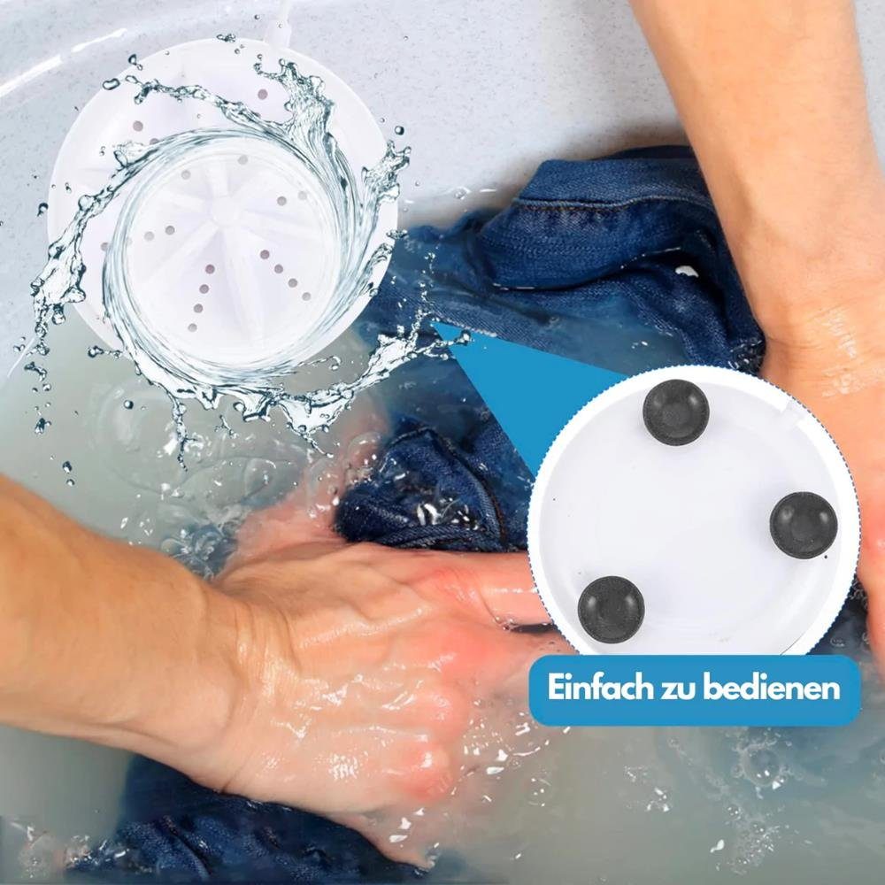 MAVURA Wäscheschleuder EasyWash™ 2in1 kompakte USB Mini Waschmaschine Spülmaschine, Tragbare Ultraschall Camping Mobile Reisewaschmaschine Geschirrspüler