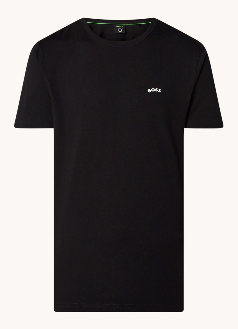 Tricou HUGO BOSS curbat cu logo