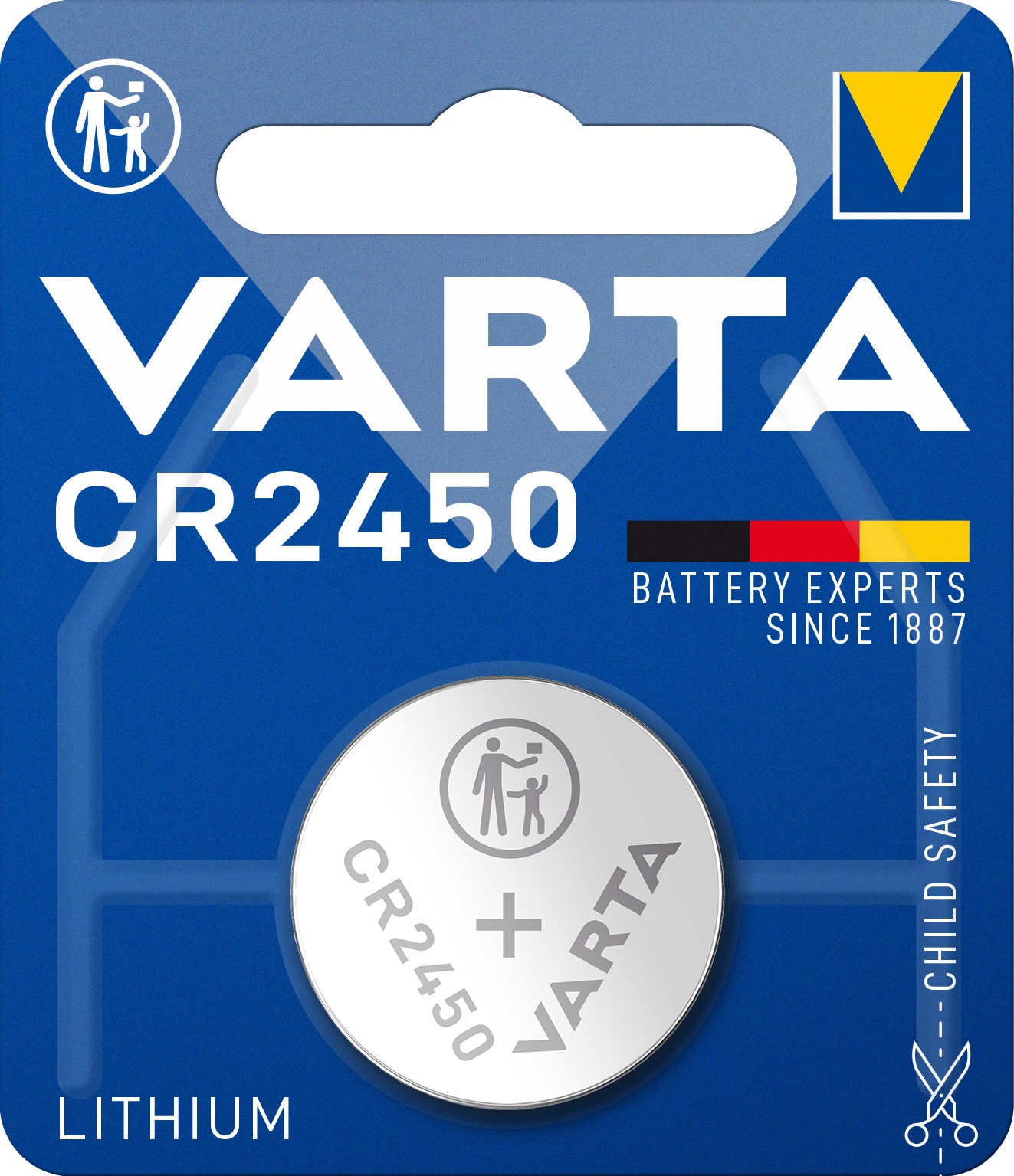 Varta CR2450 Lithium-Knopfbatterie - ATU
