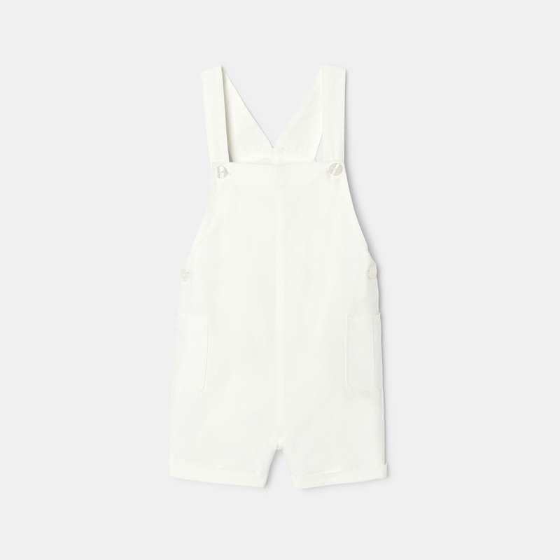 Ensemble de cérémonie en coton bio blanc naissance Absorba