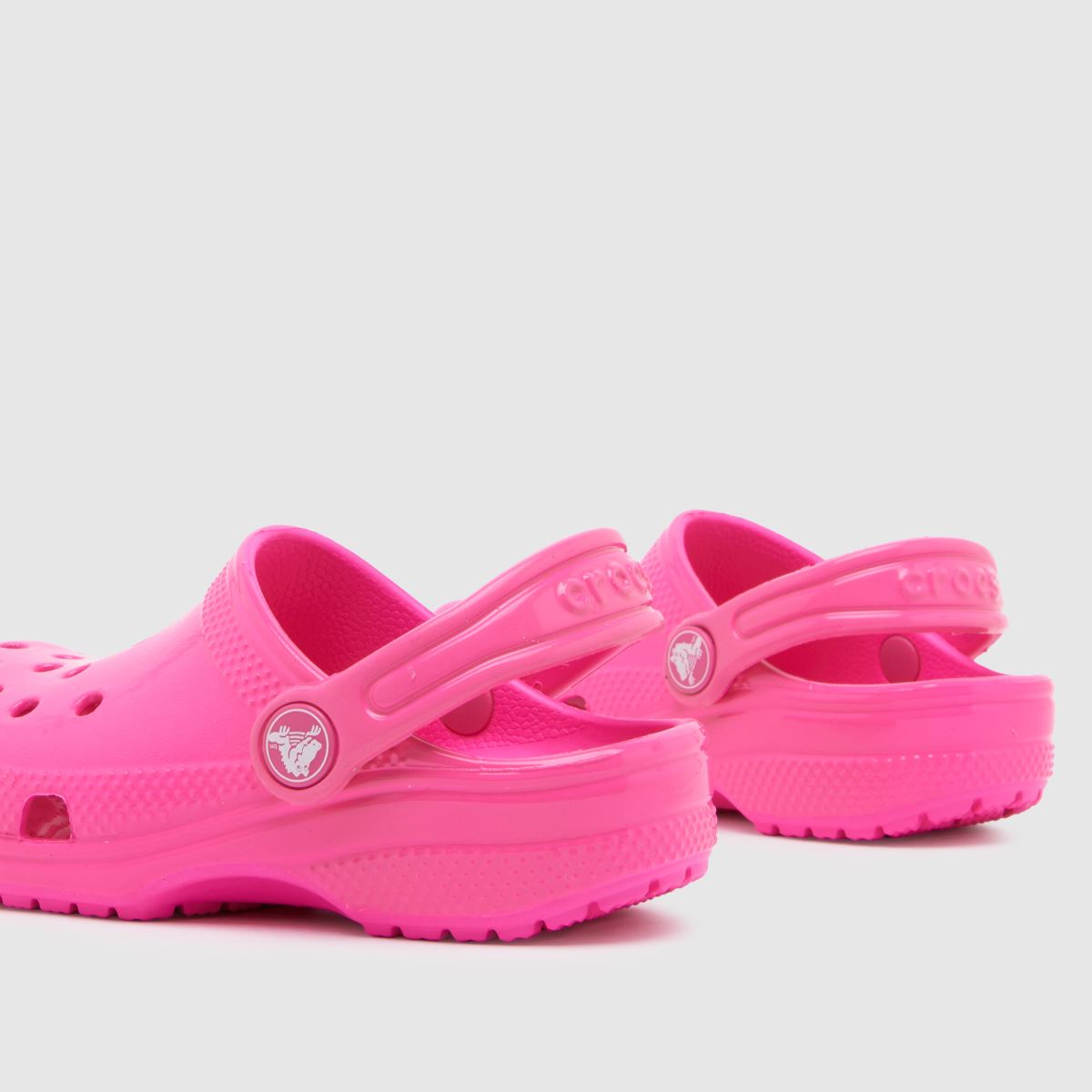 Crocs rózsaszín klasszikus magasfényű klumpa lányka kisgyermek szandál