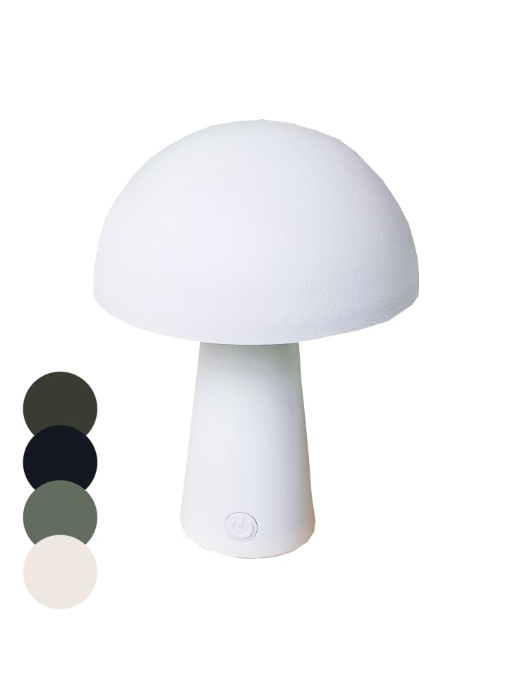 Coen Bakker LED Pilz Tischlampe dimmbar Touch Farbwechsler IP44 Innen Außen 15x21cm Weiß günstig kaufen onesize